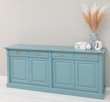 Bufet cu 4 usi si 4 sertare, Colectia Directoire de la Rustic Butique PS16BAS - Culoare_P008 - VOPSIT