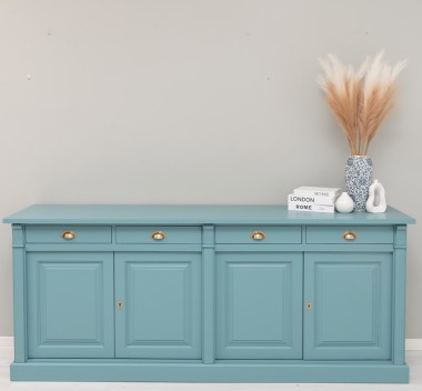 Bufet cu 4 usi si 4 sertare, Colectia Directoire de la Rustic Butique PS16BAS - Culoare_P008 - VOPSIT