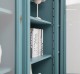 Biblioteca cu 4 usi, 4 sertare BAS + 2 usi sticla, etajera deschisa SUP, Colectia Directoire de la Rustic Butique PS16BAS+PS57SUP - Culoare_P008 - VOPSIT