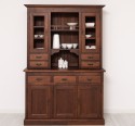 Bufet de bucatarie 3 usi, 3 sertare BAS + 2 usi, 4 sertare SUP, din stejar - Culoare_P081 - LACUIT de la Rustic Butique OUTOPS232BAS+SUP - Culoare_P081 - LACUIT
