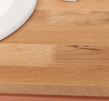 Dulap baie stejar cu 2 lavoare - lavoare incluse in pret - din stejar - Culoare Top_P061 - Cloare Corp_P112 - Culoare Usi si Ser de la Rustic Butique OUTOPS4001 - Culoare Top_P061 - Culoare Corp_P112 - Culoare Usi si Sertare_P115 - TRIPLU COLOR