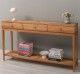 Consola eleganta cu 3 sertare cu sine si polita inferioara, stejar - Culoare_P089 - ULEIAT de la Rustic Butique OUTOPS796 - Culoare_P089 - OILED