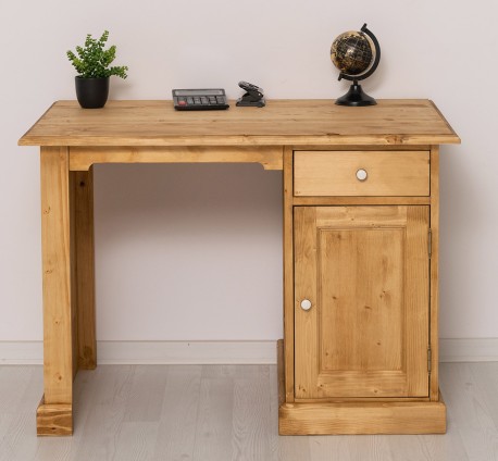 Birou cu 1 usa si 1 sertar - Culoare_P093 - CERUIT de la Rustic Butique PS498 - Culoare_P093 - CERUIT