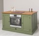 Insula de bucatarie multifunctionala, blat brad - Culoare Top_P001 - Culoare Corp_P054 - DUBLU COLOR de la Rustic Butique OUTPS792 - Culoare Top_P001 - Culoare Corp_P054 - DUBLU COLOR