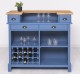 Bar cu suport pentru sticle de vin - Culoare Top_P064 - Culoare Corp_P045 - DUBLU COLOR de la Rustic Butique OUTPS671 - Culoare Top_P064 - Culoare Corp_P045 - DUBLU COLOR