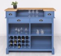 Bar cu suport pentru sticle de vin - Culoare Top_P064 - Culoare Corp_P045 - DUBLU COLOR de la Rustic Butique OUTPS671 - Culoare Top_P064 - Culoare Corp_P045 - DUBLU COLOR