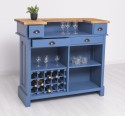 Bar cu suport pentru sticle de vin - Culoare Top_P064 - Culoare Corp_P045 - DUBLU COLOR de la Rustic Butique OUTPS671 - Culoare Top_P064 - Culoare Corp_P045 - DUBLU COLOR