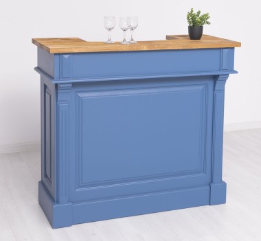 Bar cu suport pentru sticle de vin - Culoare Top_P064 - Culoare Corp_P045 - DUBLU COLOR de la Rustic Butique OUTPS671 - Culoare Top_P064 - Culoare Corp_P045 - DUBLU COLOR