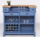 Bar cu suport pentru sticle de vin - Culoare Top_P064 - Culoare Corp_P045 - DUBLU COLOR de la Rustic Butique OUTPS671 - Culoare Top_P064 - Culoare Corp_P045 - DUBLU COLOR