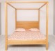 Pat baldachin-180x200 - Culoare_P002 - CERUIT de la Rustic Butique OUTPS789 - Culoare_P002 - CERUIT