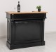 Bar cu suport pentru sticle de vin, blat stejar - Culoare Top_P061 - Culoare Corp_P150 - DUBLU COLOR de la Rustic Butique OUTPS671 - Culoare Top_P061 - Culoare Corp_P150 - DUBLU COLOR