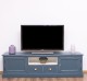 Comoda TV cu 2 sertare, 2 usi, BAS de la Rustic Butique PS107BAS - Culoare Ext._P051A / Culoare Int._P039 - DUBLU COLOR