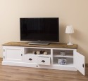 Comoda TV cu 2 sertare, 2 usi, BAS de la Rustic Butique PS107BAS - Culoare_Top_P064 - Culoare Corp_P004 - DUBLU COLOR