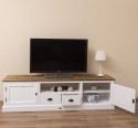 Comoda TV cu 2 sertare, 2 usi, BAS de la Rustic Butique PS107BAS - Culoare_Top_P064 - Culoare Corp_P004 - DUBLU COLOR
