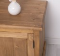 Comoda TV cu 2 sertare, 2 usi, BAS de la Rustic Butique PS107BAS - Culoare Ext._P001 / Culoare Int._P010 - DUBLU COLOR