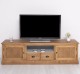 Comoda TV cu 2 sertare, 2 usi, BAS de la Rustic Butique PS107BAS - Culoare Ext._P001 / Culoare Int._P010 - DUBLU COLOR