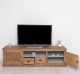 Comoda TV cu 2 sertare, 2 usi, BAS de la Rustic Butique PS107BAS - Culoare Ext._P001 / Culoare Int._P010 - DUBLU COLOR