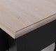 Consola cu 2 sertare, blat stejar de la Rustic Butique PS29 - TopOak - Culoare Top_P063 - Culoare Corp_P003 - DUBLU COLOR
