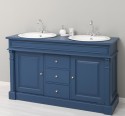 Dulap baie stejar cu 2 lavoare - lavoare incluse in pret - din stejar - Culoare_P113 - VOPSIT de la Rustic Butique OUTOPS4001 - Culoare_P113 - VOPSIT