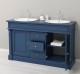 Dulap baie stejar cu 2 lavoare - lavoare incluse in pret - din stejar - Culoare_P113 - VOPSIT de la Rustic Butique OUTOPS4001 - Culoare_P113 - VOPSIT