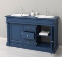 Dulap baie stejar cu 2 lavoare - lavoare incluse in pret - din stejar - Culoare_P113 - VOPSIT de la Rustic Butique OUTOPS4001 - Culoare_P113 - VOPSIT