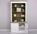 Biblioteca 2 usi BAS + vitrina deschisa SUP, Colectia Directoire, scara nu este inclusa in pret de la Rustic Butique OUTPS75BAS+PS471SUP - Culoare Ext._P004 / Culoare Int., Top_P079 - DUBLU COLOR