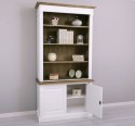 Biblioteca 2 usi BAS + vitrina deschisa SUP, Colectia Directoire, scara nu este inclusa in pret de la Rustic Butique OUTPS75BAS+PS471SUP - Culoare Ext._P004 / Culoare Int., Top_P079 - DUBLU COLOR