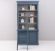 Biblioteca 2 usi BAS + vitrina deschisa SUP, Colectia Directoire, scara nu este inclusa in pret de la Rustic Butique OUTPS75BAS+PS471SUP - Culoare Ext._P051 / Culoare Int._P077 - DUBLU COLOR