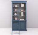 Biblioteca 2 usi BAS + vitrina deschisa SUP, Colectia Directoire, scara nu este inclusa in pret de la Rustic Butique OUTPS75BAS+PS471SUP - Culoare Ext._P051 / Culoare Int._P077 - DUBLU COLOR