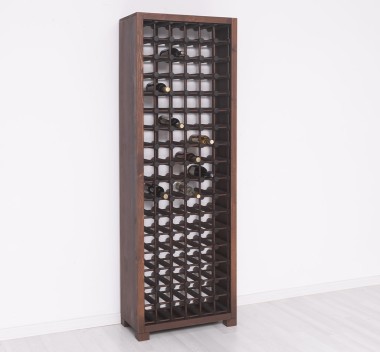Suport pentru 102 sticle de vin de la Rustic Butique PS736 - Culoare_P081 - LACUIT & VOPSIT