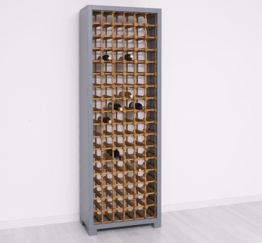 Suport pentru 102 sticle de vin de la Rustic Butique PS736 - Culoare Ext._P042 / Culoare Int._P002 - DUBLU COLOR