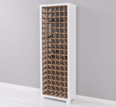 Suport pentru 102 sticle de vin de la Rustic Butique PS736 - Culoare Ext._P004 / Culoare Int._P001 - DUBLU COLOR