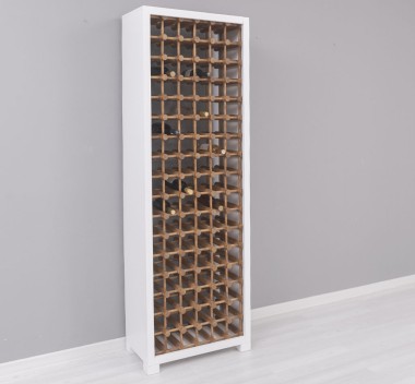 Suport pentru 102 sticle de vin de la Rustic Butique PS736 - Culoare Ext._P004 / Culoare Int._P001 - DUBLU COLOR