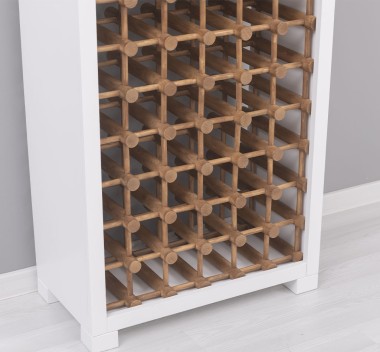 Suport pentru 102 sticle de vin de la Rustic Butique PS736 - Culoare Ext._P004 / Culoare Int._P001 - DUBLU COLOR