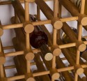 Suport pentru 102 sticle de vin de la Rustic Butique PS736 - Culoare Ext._P003 / Culoare Int._P002 - DUBLU COLOR
