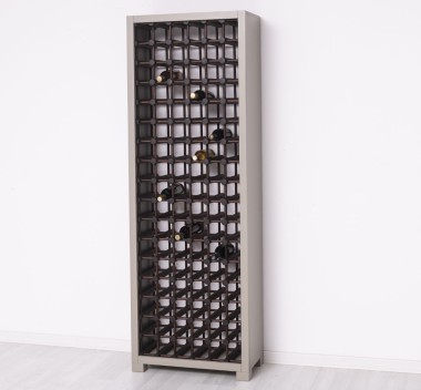 Suport pentru 102 sticle de vin de la Rustic Butique PS736 - Culoare Ext._P030 / Culoare Int._P081 - DUBLU COLOR