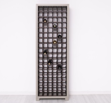 Suport pentru 102 sticle de vin de la Rustic Butique PS736 - Culoare Ext._P030 / Culoare Int._P081 - DUBLU COLOR