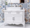 Mobilier baie Chic cu 2 usi si 1 sertar, sertarul pe sine soft close de la Rustic Butique PS737 - Culoare_P004 - VOPSIT