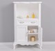 Dulap baie cu 2 usi si 1 sertar Chic, sertarul pe sine soft close de la Rustic Butique PS734 - Culoare_P004 - VOPSIT