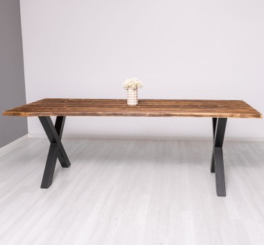 Blat de masa 210 cm de la Rustic Butique PS787 -  Culoare_P064 - PERIAT ADANC