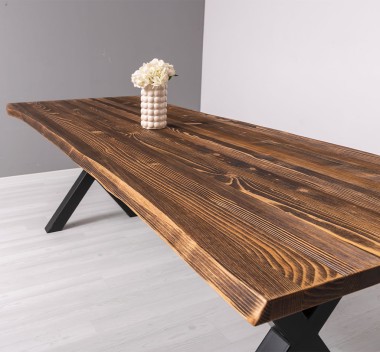 Blat de masa 210 cm de la Rustic Butique PS787 -  Culoare_P064 - PERIAT ADANC