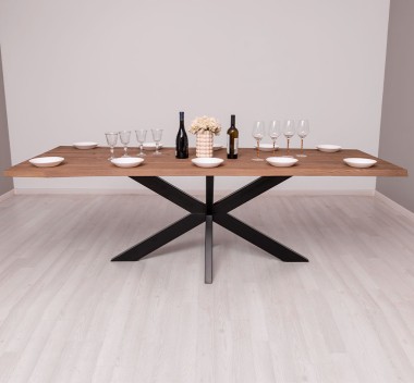 Blat de masa 210 cm de la Rustic Butique PS787 - Culoare_P096 - PERIAT ADANC