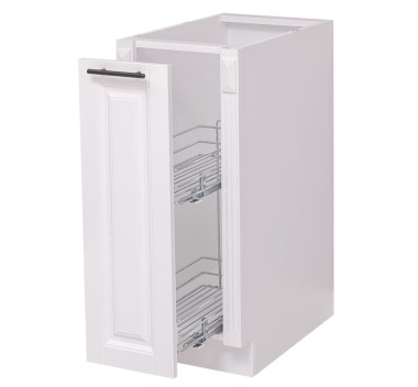 Corp inferior pentru bucatarie cu cos retractabil pentru condimente - fara blat de la Rustic Butique PS767 - Culoare_P004 - VOPSIT