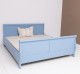 Pat cu 2 sertare, tip printesa 180x200cm de la Rustic Butique PS61-2D-180x200 - Culoarea P004++P053A - 2STRATURI DE CULORI ANTICHIZAT