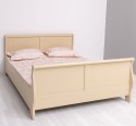 Pat cu 2 sertare, tip printesa 180x200cm de la Rustic Butique PS61 - Culoare_P032 - VOPSIT