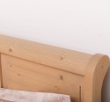 Pat tip printesa 90x200cm de la Rustic Butique PS61 - Culoare_P074 - PERIAT ADANC