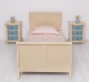 Pat tip printesa 90x200cm de la Rustic Butique PS61 - Culoare_P032 - VOPSIT