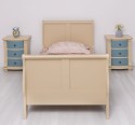 Pat tip printesa 90x200cm de la Rustic Butique PS61 - Culoare_P032 - VOPSIT