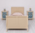 Pat tip printesa 90x200cm de la Rustic Butique PS61 - Culoare_P032 - VOPSIT