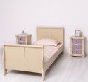 Pat tip printesa 90x200cm de la Rustic Butique PS61 - Culoare_P032 - VOPSIT